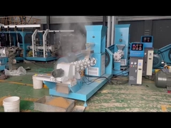 1-12mm Stainless Steel Floating Fish Feed Production Line  Main Motor Power 5.5-132kw