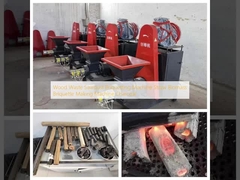 Wood Waste Sawdust Briquetting Machine Straw Biomass Briquette Making Machine Charcoal