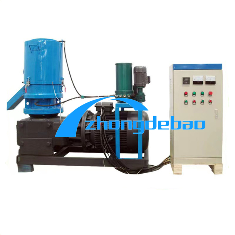250~500kg/h roller rotate wood pellet mill biofuel straw sawdust pellet making for home heating 1 warranty