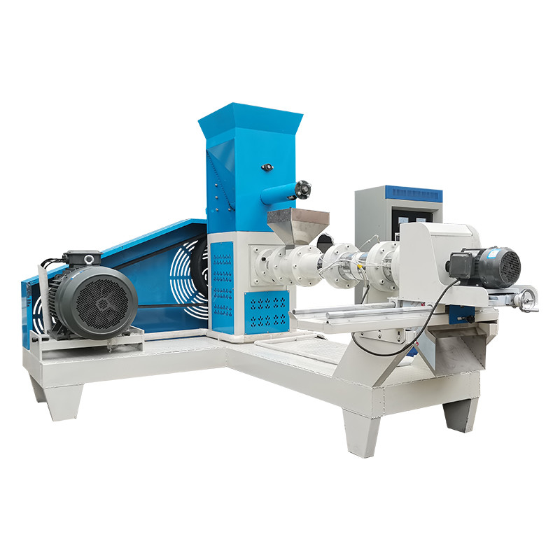 200-300kg/h dog food making machine catfish Tilapia floating fish feed pellet extruder with 1 year of warranty