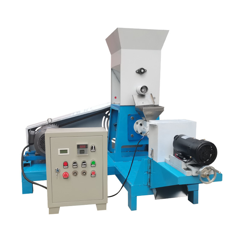 200-300kg/h dog food making machine catfish Tilapia floating fish feed pellet extruder with 1 year of warranty