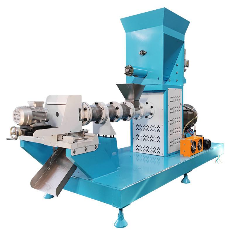 200-300kg/h dog food making machine catfish Tilapia floating fish feed pellet extruder with 1 year of warranty