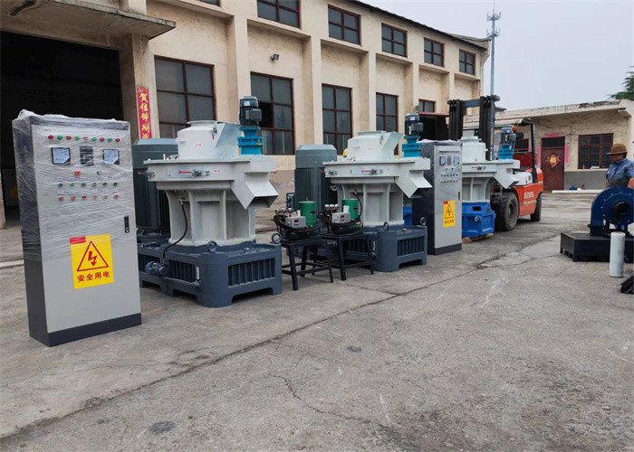 High capacity vertical ring die biomass pellet machine sawdust processing wood pellet machine with CE