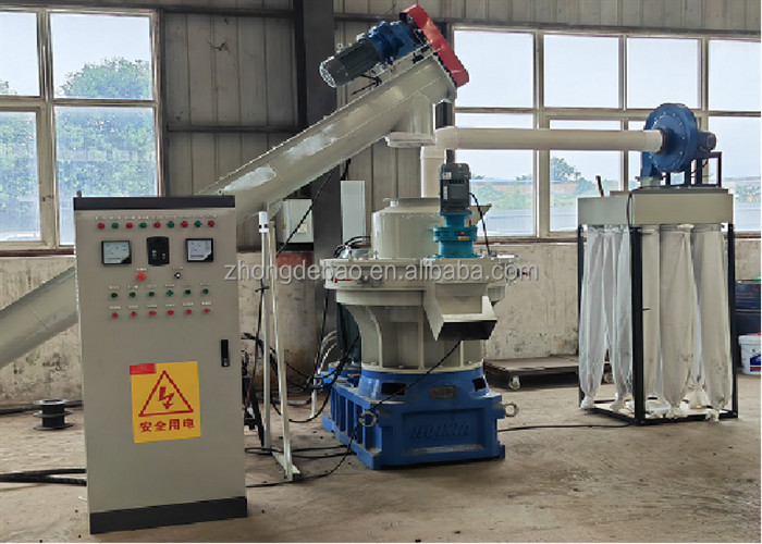 High capacity vertical ring die biomass pellet machine sawdust processing wood pellet machine with CE