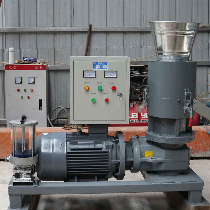 300kg/H Flat Die Wood Pellet Mill For 22kw Wood Pellet Making Machine
