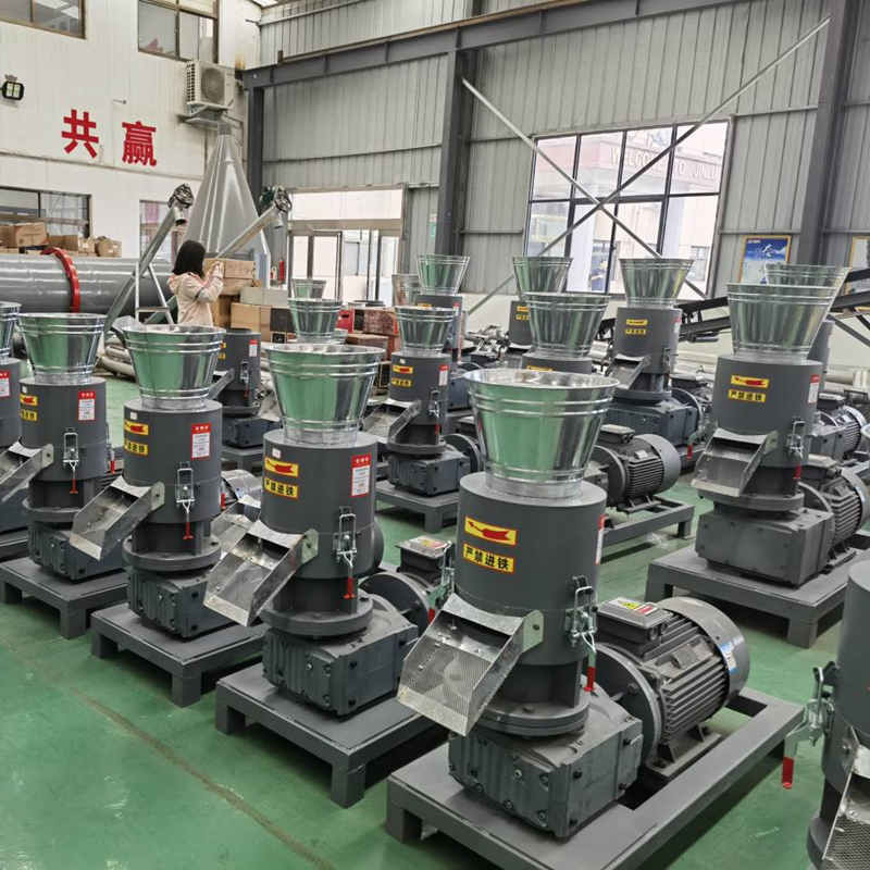 300kg/H Flat Die Wood Pellet Mill For 22kw Wood Pellet Making Machine
