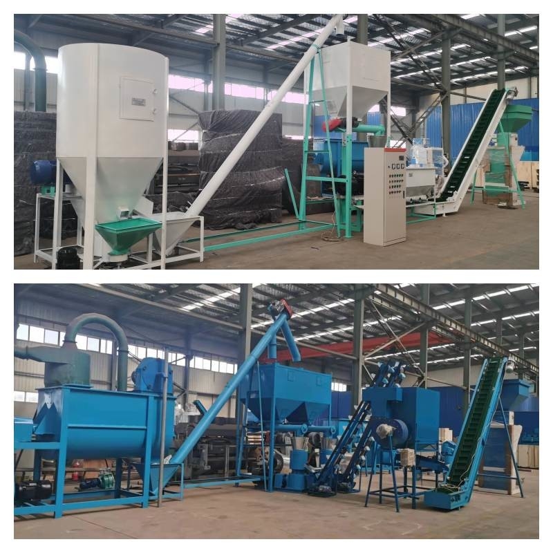 1000kg/H Animal Feed Pellet Production Line 1-12mm Feed Pellet Granulator