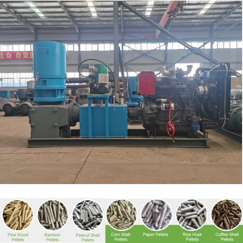 55-160kw Power Wood Pellet Mill For Customized Voltage And 380V/50HZ/3Phase Operation