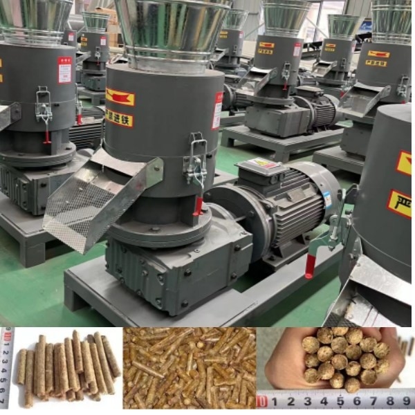Moving Roller Biomass Sawdust Pellet Machine Wood Pellet Mill For Pellet Making Flat Die Pellet Machine