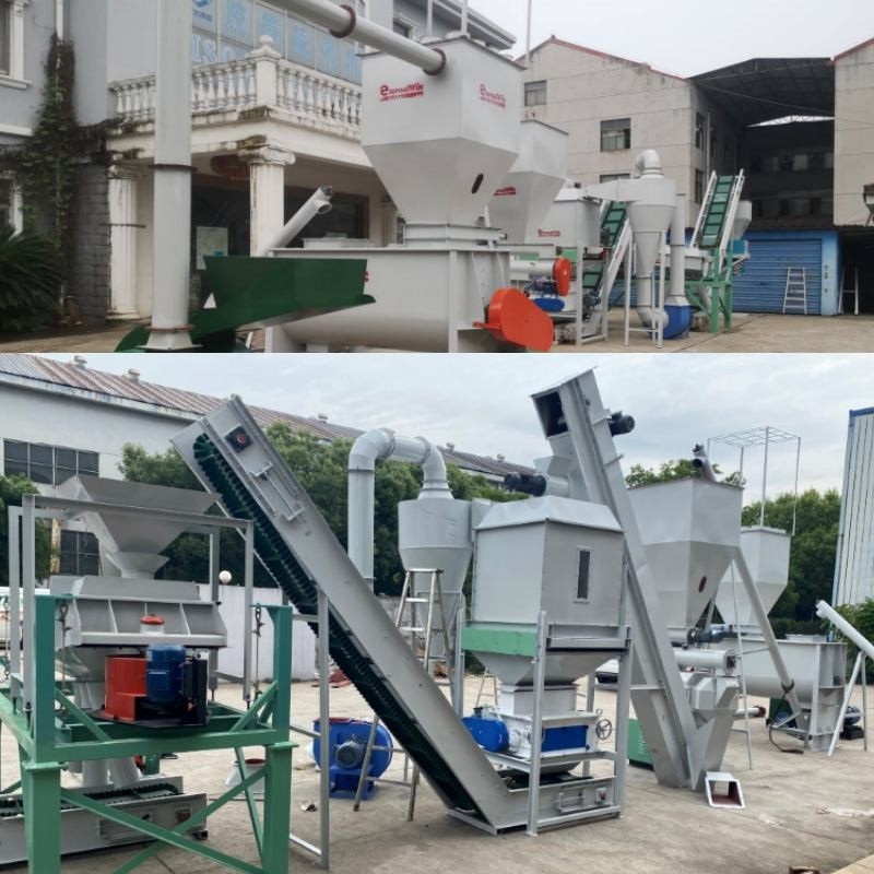 100kg To 10 Ton Pellet Mill Machine Animal Feed Pellet Production Line Biomass Fuel