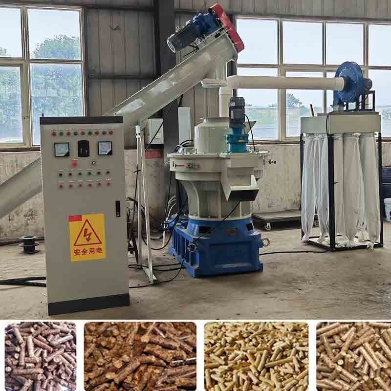 High Capacity 1-10TPH Biomass Pellet Production Line for Pine Straw Wood Chips Environmentally Friendly