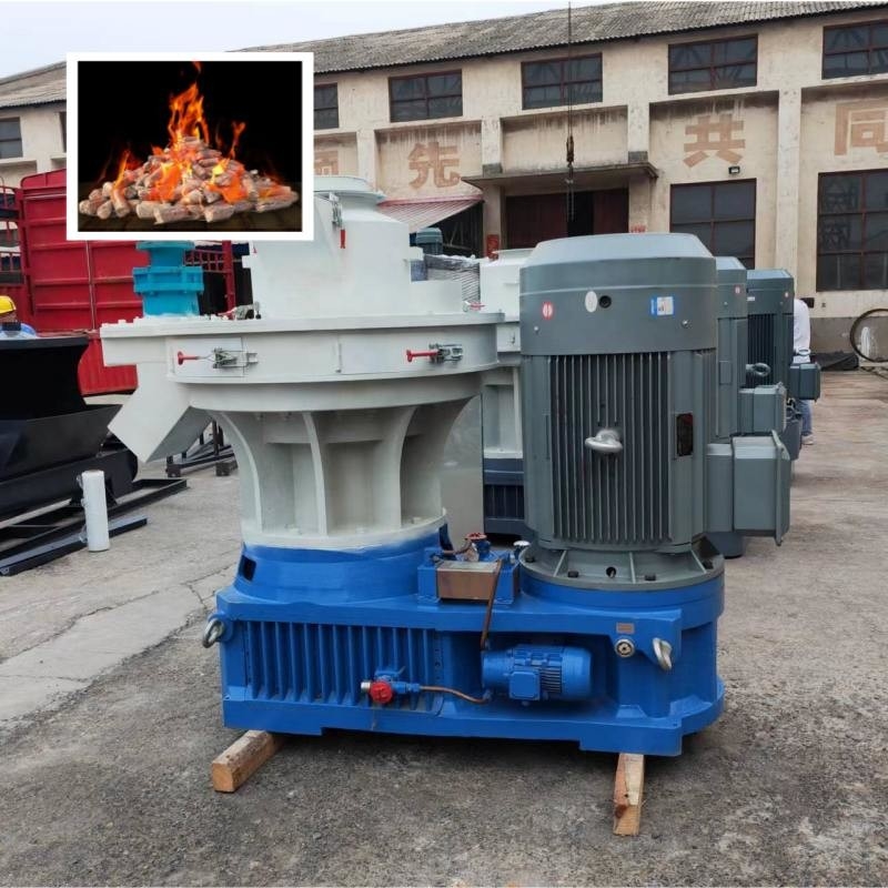 1t/H Ring Die Biofuel Wood Pellet Mill For Wood Chips Waste Wood Pelletizer