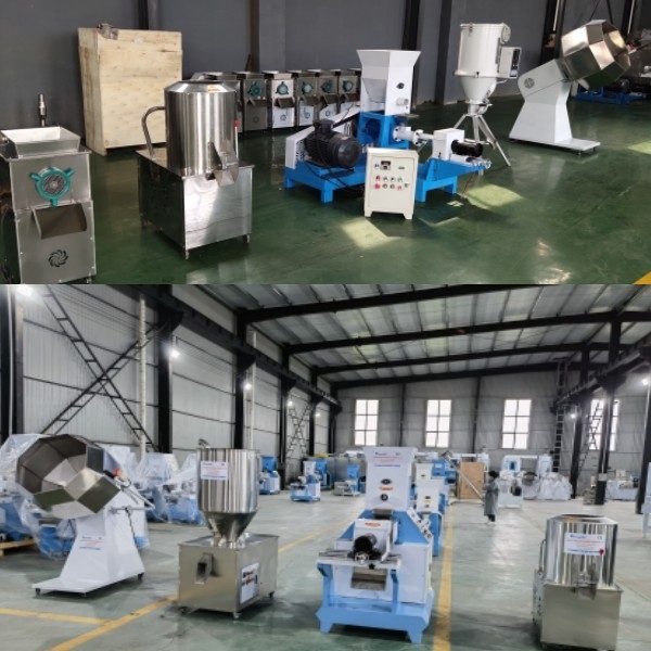 animal pet dog cat Feed extruder machine Floating Fish Feed Production Line with good high capacity