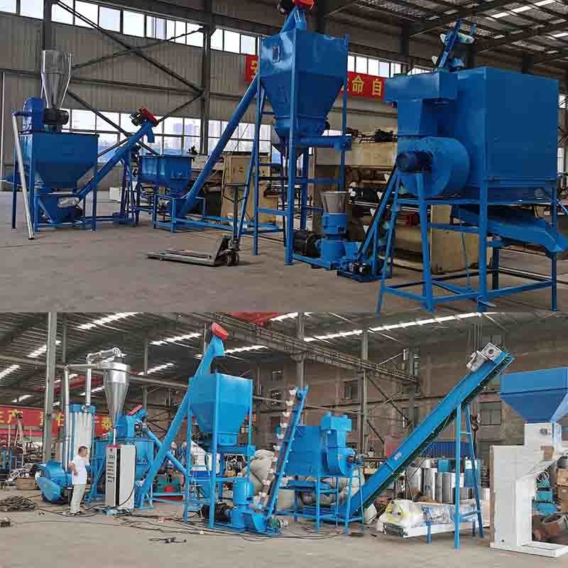 Sheep Cattle Feed Mill Machine Chicken Feed Making Machine For Poultry 1-2Ton/H
