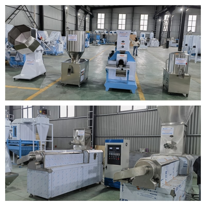 Stainless Steel Floating Fish Feed Production Line 0.75kw Screw Conveyor