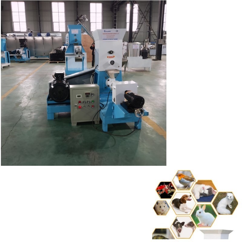 2 Year Warranty Dry Type Fish Feed Extruder Machine With CE Certificate