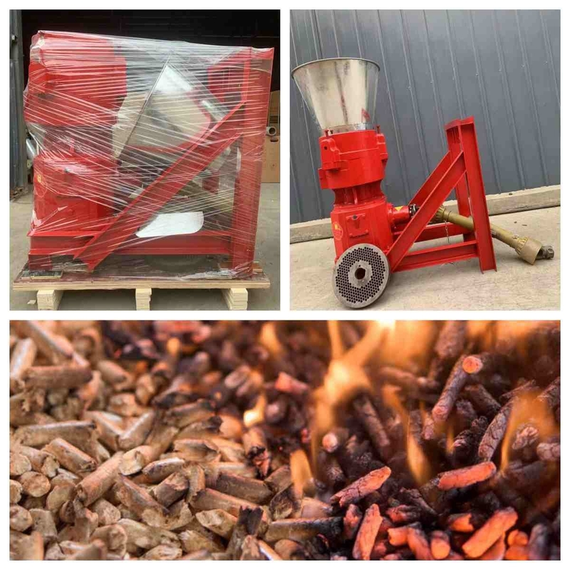 10-80hp Tractor Drive  PTO 300kg/hWood Pellet Mill For Making 6mm Biomass Pellets