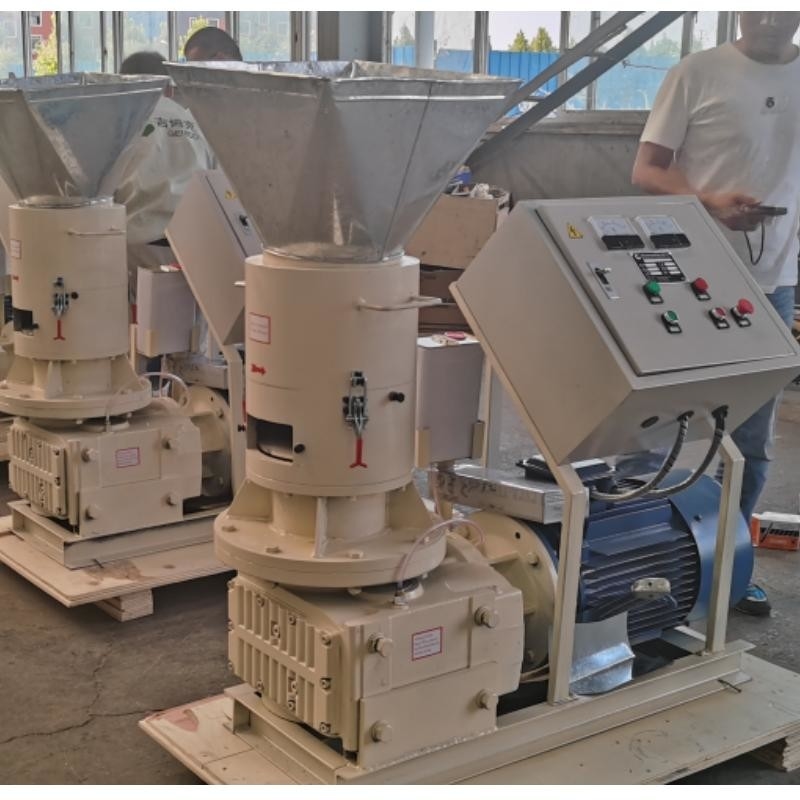 Straw Wood Pellet Mill Rice Husk Biomass Fuel Pellet Making Machine 100 - 1000 Kg