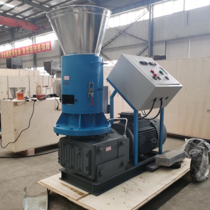 Straw Wood Pellet Mill Rice Husk Biomass Fuel Pellet Making Machine 100 - 1000 Kg