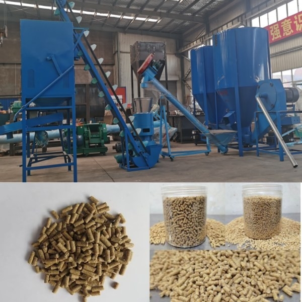 100-1200kg/H Animal Feed Pellet Machine Farm Flat Die Pellet Mill Dog Food