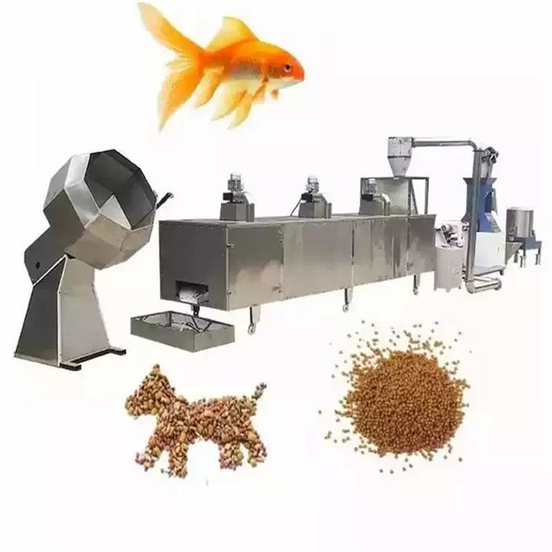 500KG/H Floating Fish Feed Production Line Ornamental Fish Food Extruder CE