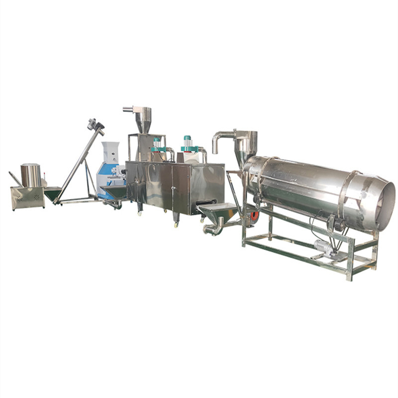 0.8-10mm Pet Feed Production Line 1-20ton/H Floating Fish Feed Line