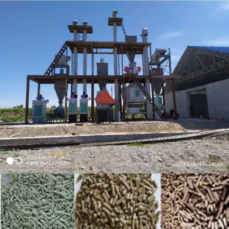 CE Animal Feed Pellet Production Line Ring Die 1-10 TPH Rabbit Feed Pellet Machine