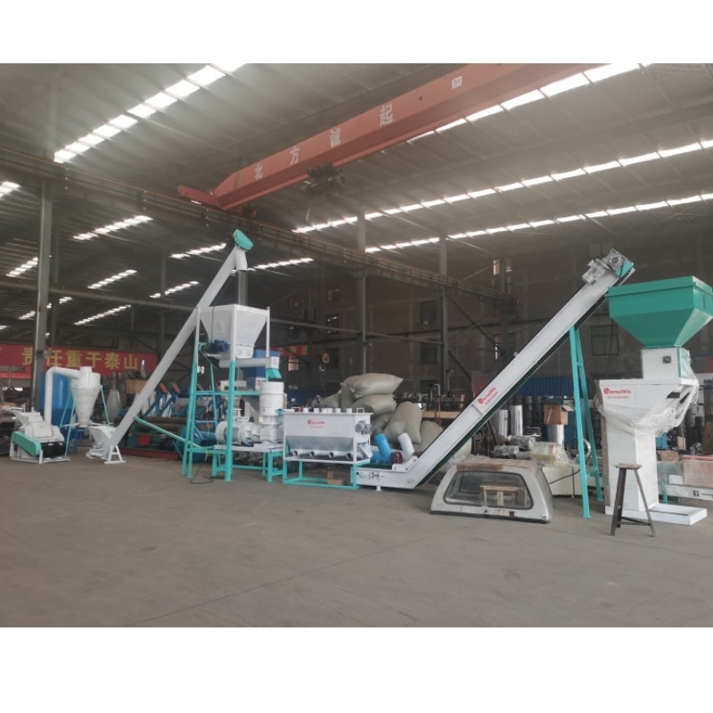 High Return Biomass Pellet Production Line 800kg/H Sawdust Pellet Making Mill