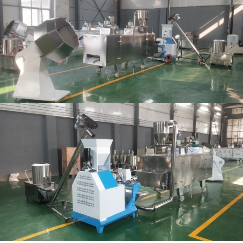 Automatic Dry Type Fish Feed Extruder Pet Food Extruder Machine Floating Fish Feed Mill