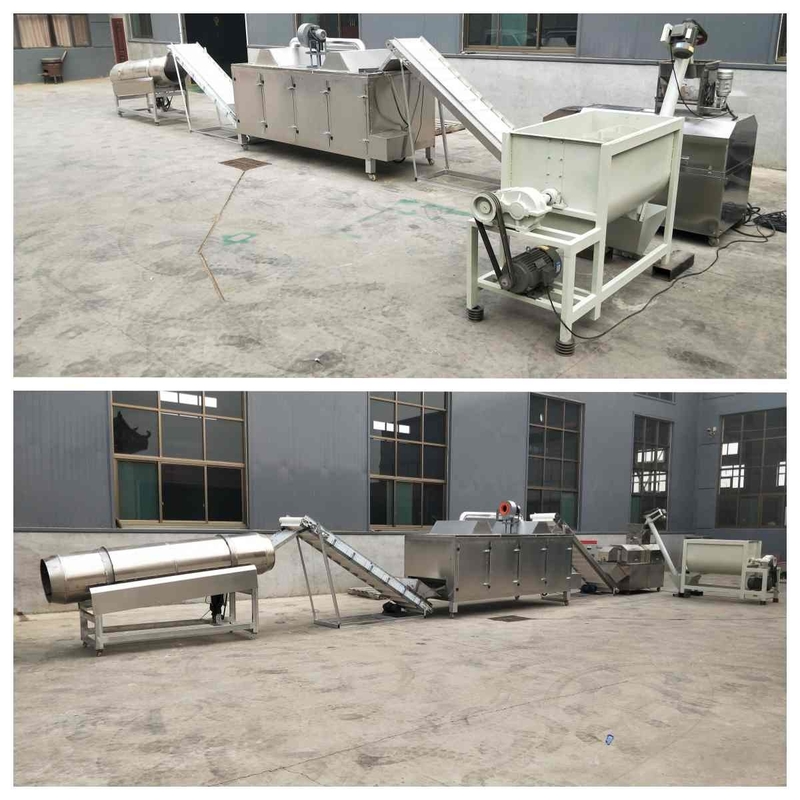 500-600kg Floating Fish Feed Production Line 10mm Wet Pet Food Production Line