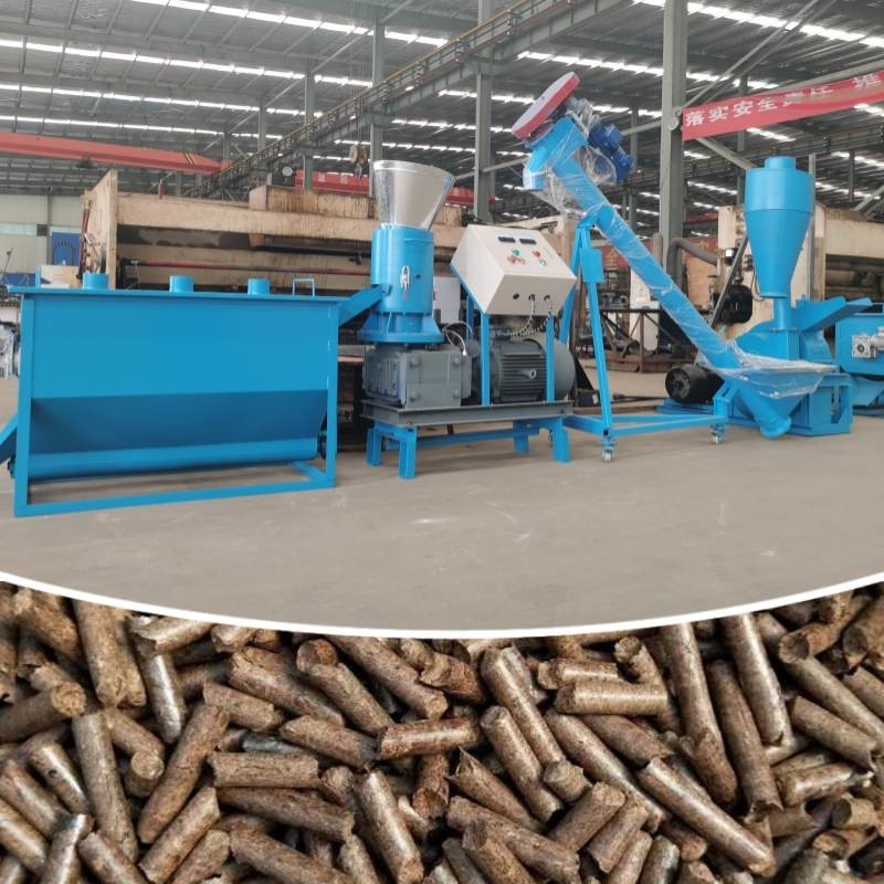 Small Wood Pellet Processing Plant 400-600kg/H Wood Pellet Production Plant CE