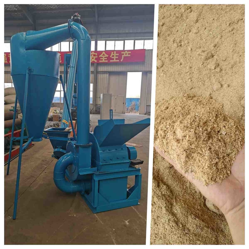 15kw 500kg/H Branches Wood Chips Wood Chips Shavings Crushing Grinder Machine 420-3