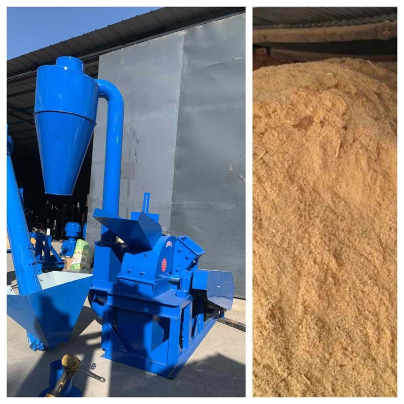 15kw 500kg/H Branches Wood Chips Wood Chips Shavings Crushing Grinder Machine 420-3