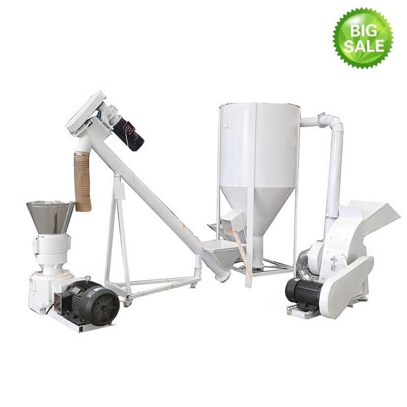 1 Ton Per Hour CE Certified Feed Pellet Mill for Poultry Farm Animal Feed Production