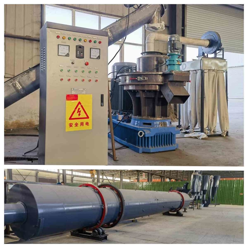 1.5-2t/H Sawdust Pellet Making Machine Biomass Vertical Ring Die Pellet Machine