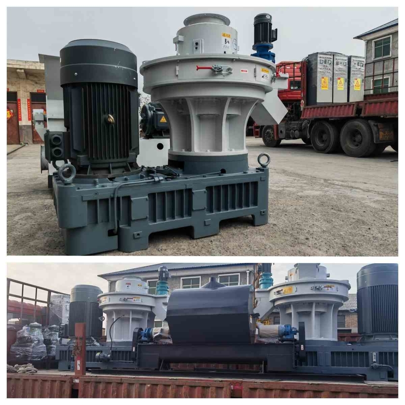 1.5-2t/H Sawdust Pellet Making Machine Biomass Vertical Ring Die Pellet Machine