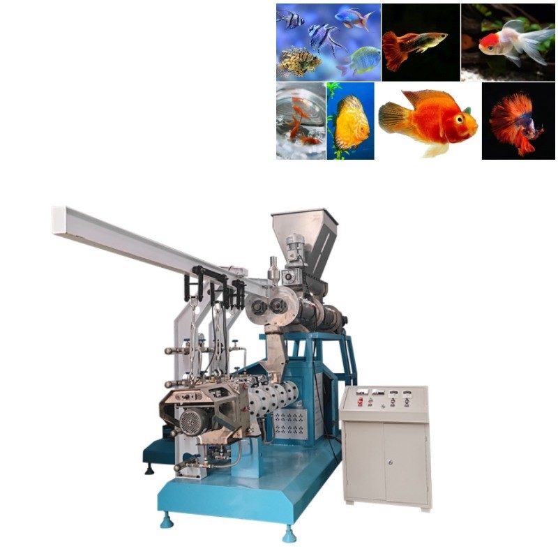 2000kg/H Floating Fish Feed Production Line Double Screw Floating Fish Feed Machine