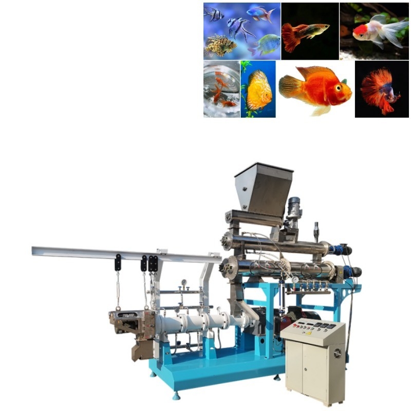 2000kg/H Floating Fish Feed Production Line Double Screw Floating Fish Feed Machine