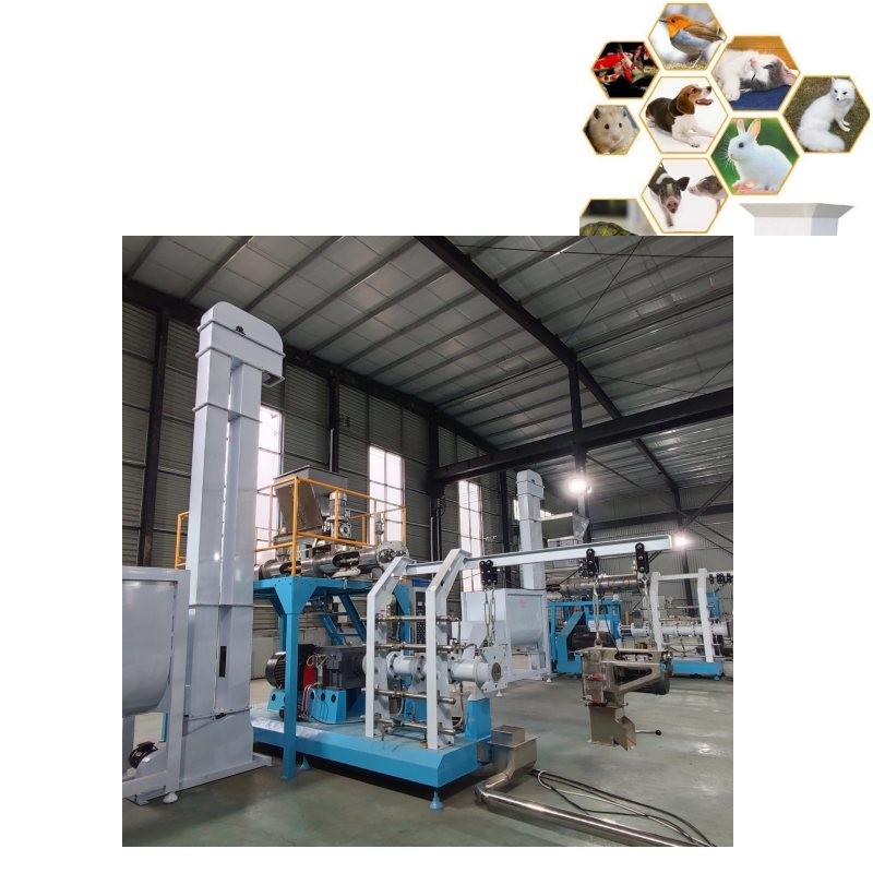 CE Fish Feed Floating Pellet Making Machine 0.9-15mm Cat Dog Feed Making Machine