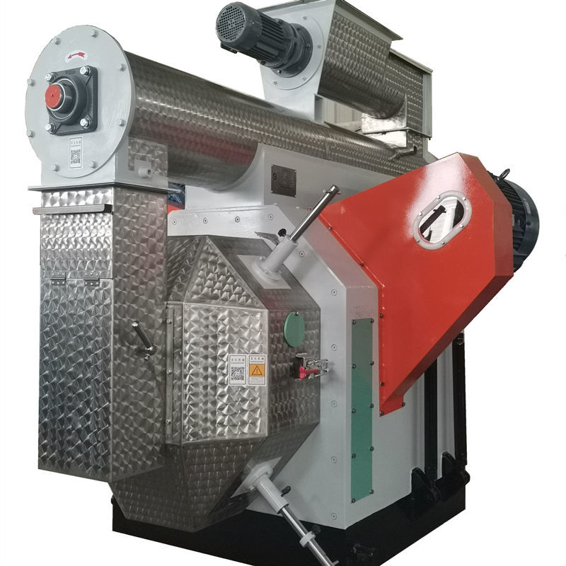 0.8-4t/H Horizontal Pellet Mill Animal Feed Ring Die Pellet Machine 55kw