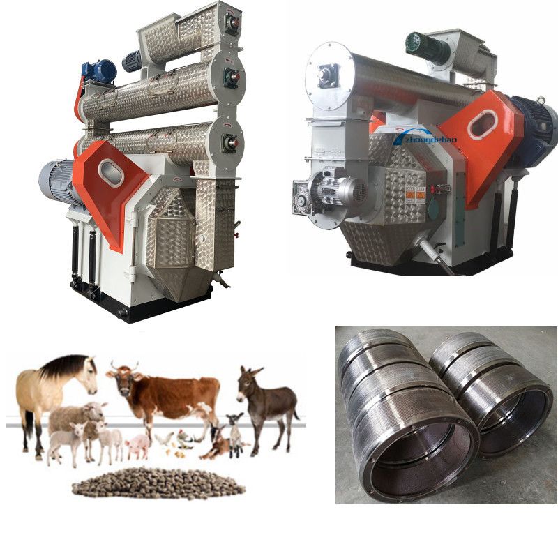 High-Efficiency Feed Pellet Production Line Clean Crush Mix Granulate Cool Screen Pack