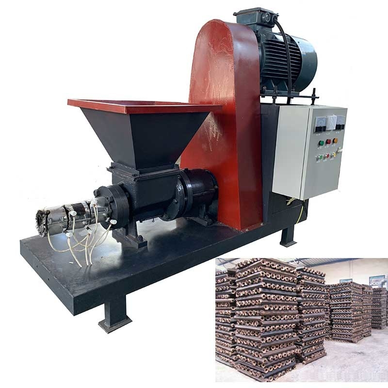 300kg/H Rice Husk Biomass Briquetting Machine Corn Stalk Briquette Making Machine