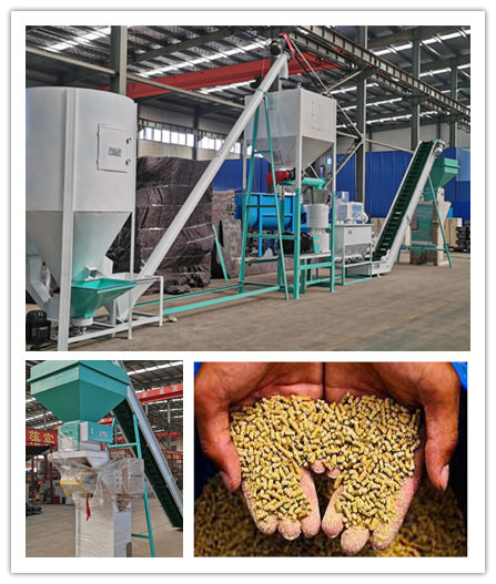 1-12mm Final Pellet Size Ring Die Pellet Mill Type Animal Feed Pelletizing Line