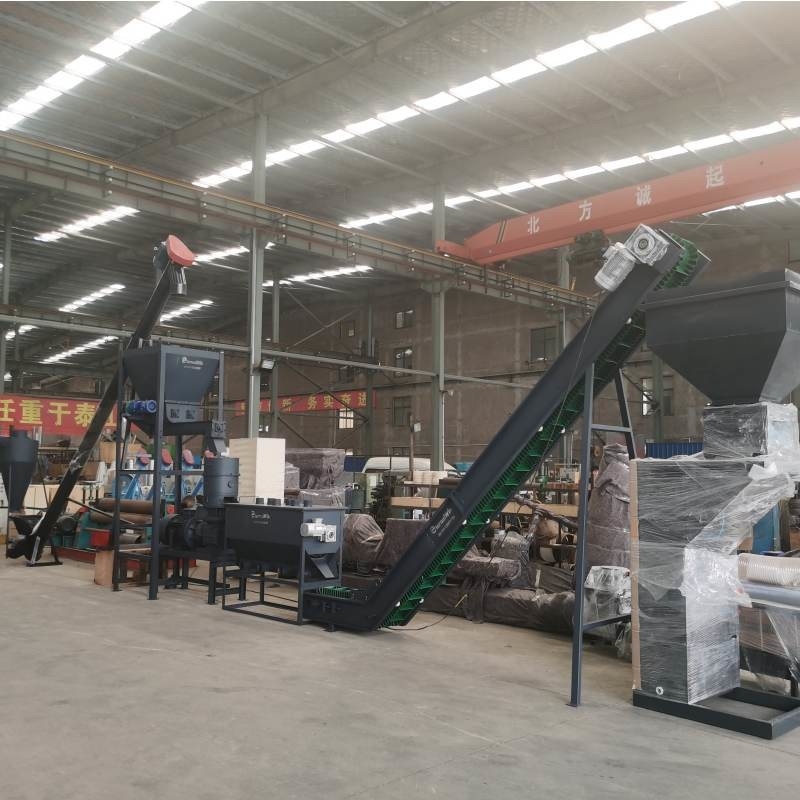 Flat Die Biomass Production Line 6-8MM 0.5-10t/H Straw Pellet Production Line