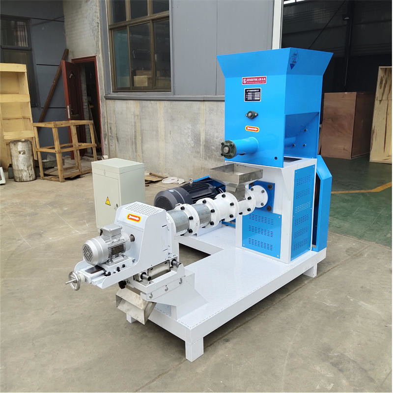 50kg/H carbon steel Small Aquatic Products Screw Pet Feed Extruder Puffed food production making pet food