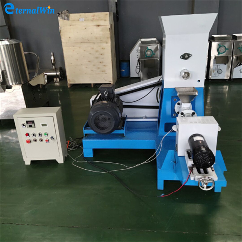 50kg/H carbon steel Small Aquatic Products Screw Pet Feed Extruder Puffed food production making pet food