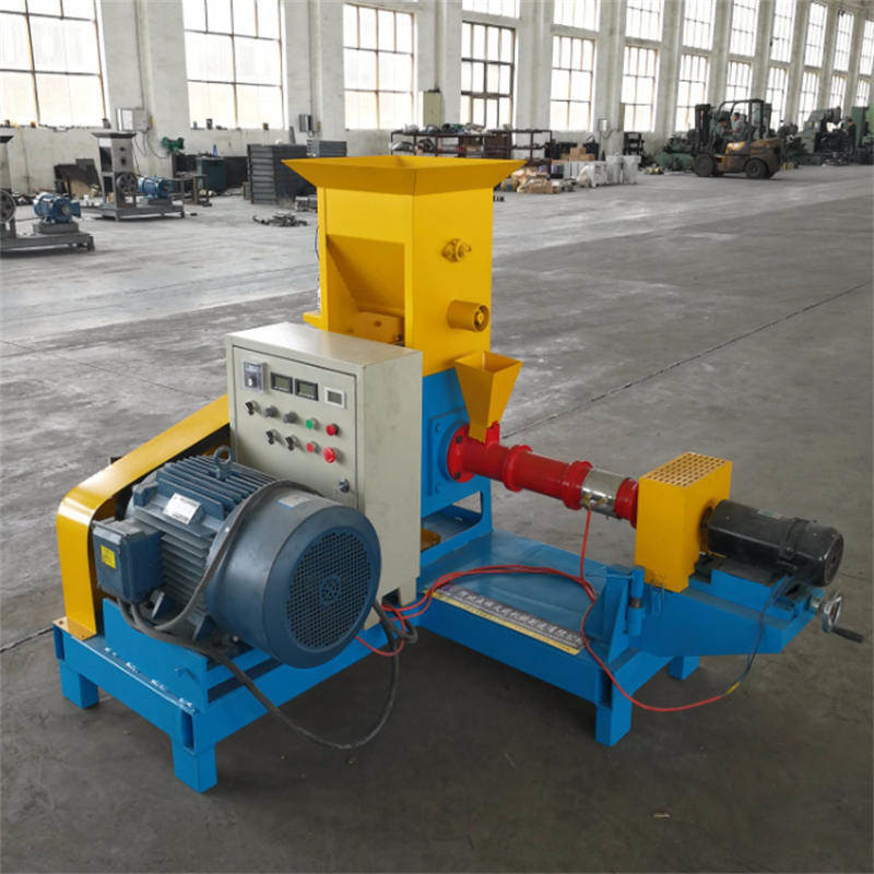 Simple Dry Tyde Fish Feed Extruder Floating Fish Feed Pellets 60-80 Kg/Hour Making Pellet