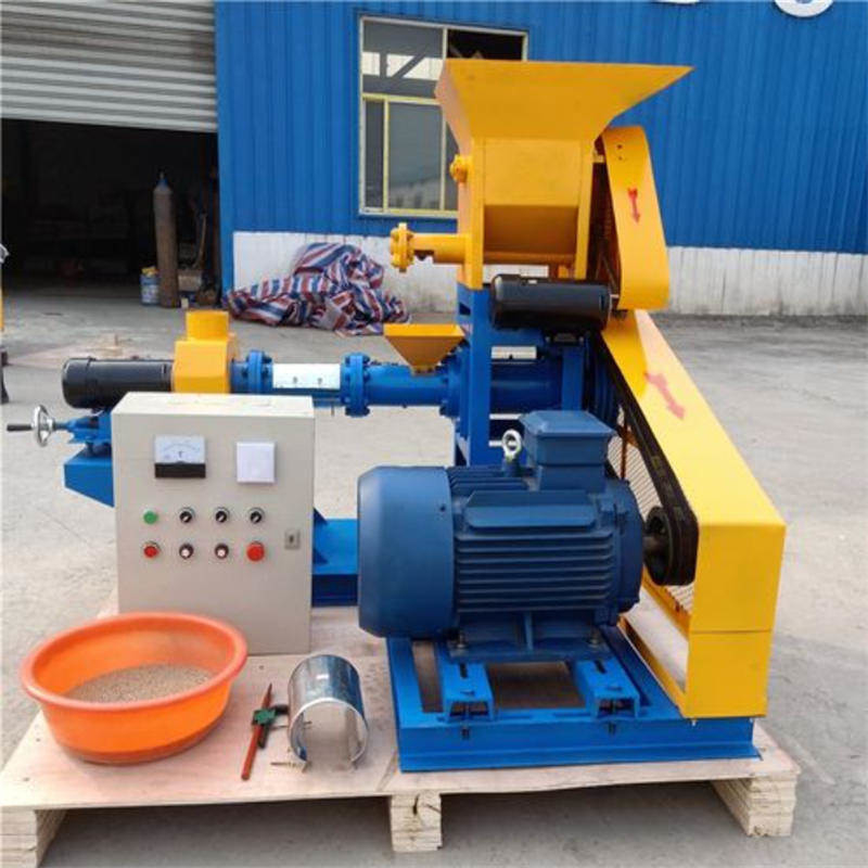 Simple Dry Tyde Fish Feed Extruder Floating Fish Feed Pellets 60-80 Kg/Hour Making Pellet