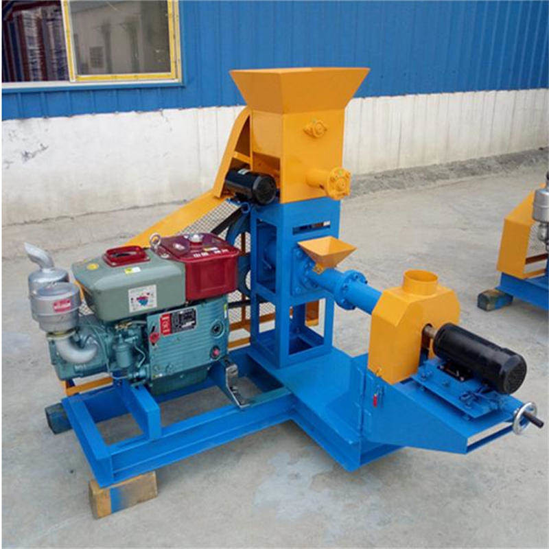 Simple Dry Tyde Fish Feed Extruder Floating Fish Feed Pellets 60-80 Kg/Hour Making Pellet