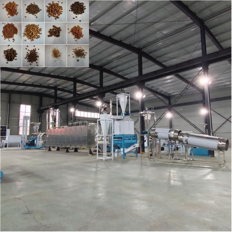 High Output Wet Type Animals Feeder Extruder Floating Fish Feed Cat Dog Machine